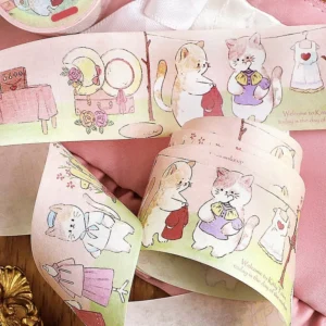 Animal Cute Cartoon Washi Tape - Rabbit, Cat, Dog, Squirrel Animal Cute Cartoon Washi Tape - Rabbit, Cat, Dog, Squirrel