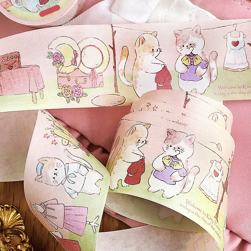 Animal Cute Cartoon Washi Tape – Rabbit, Cat, Dog, Squirrel Animal Cute Cartoon Washi Tape - Rabbit, Cat, Dog, Squirrel