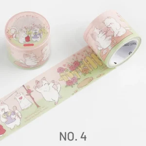 Animal Cute Cartoon Washi Tape - Rabbit, Cat, Dog, Squirrel Animal Cute Cartoon Washi Tape - Rabbit, Cat, Dog, Squirrel