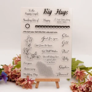 Get Well Wishes Stamp Set Get Well Wishes Stamp Set - detail view | clear stamp