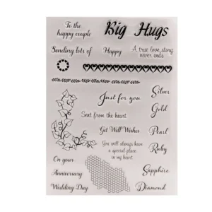 Get Well Wishes Stamp Set Get Well Wishes Stamp Set - packaging photo | clear stamp