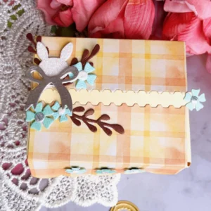 Sumflying Gift Box with Leaf Metal Cutting Dies Gift Box Metal Cutting Dies 2 04