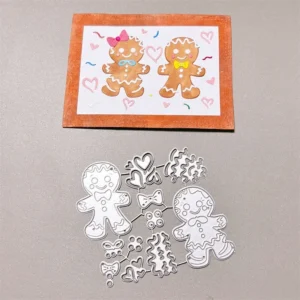 Sumflying Gingerbread Man Metal Cutting Dies Gingerbread Man Metal Cutting Dies 03