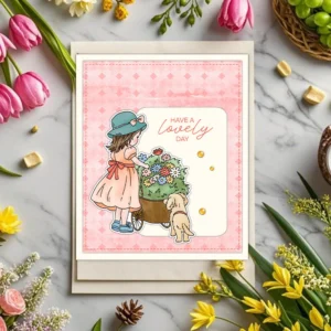 Sumflying Girls Animals Friendship Pet Clear Stamps Girls And Animals Clear Stamps 04