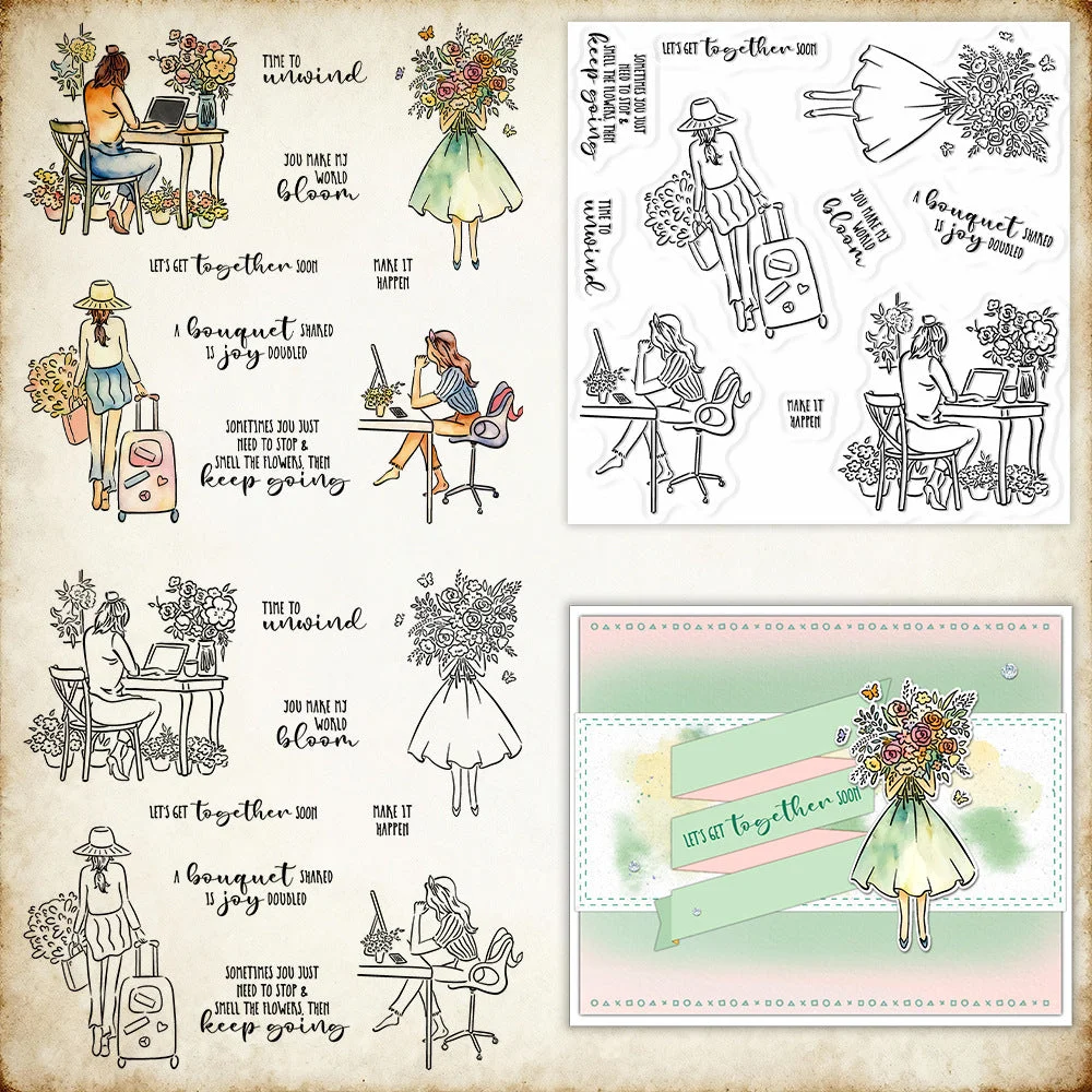 Girls Daily Life Clear Stamps 00 Girls Daily Life Clear Stamps 00