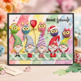 Sumflying Christmas Gnome Set Metal Cutting Dies