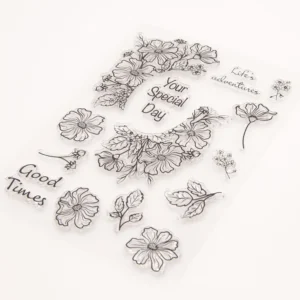 Good Times Stamp Set - lifestyle photo | clear stamp