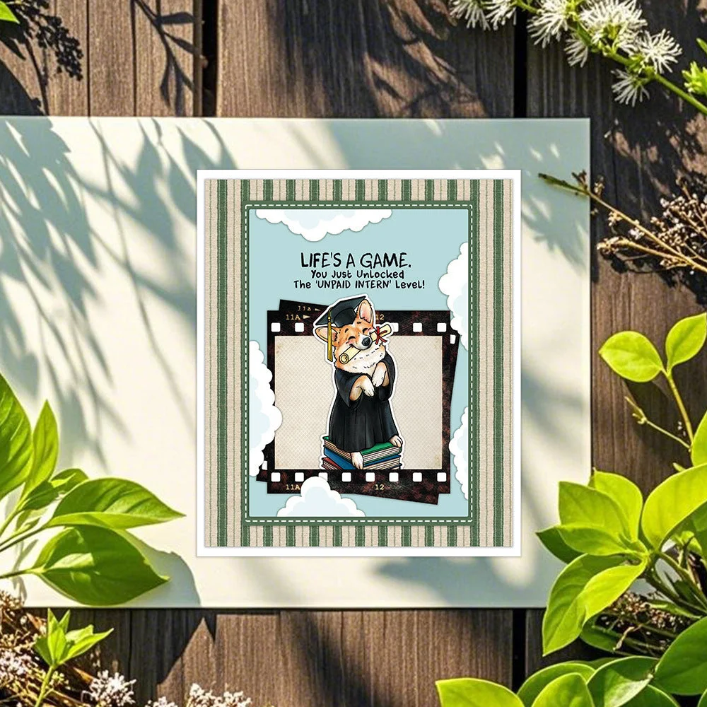 Graduation Puppy Clear Stamps 05 Graduation Puppy Clear Stamps 05