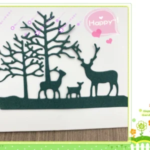 Sumflying Grassland Deer Metal Die Cuts metal cutting die - detail view