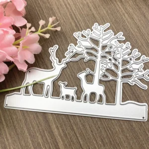 Sumflying Grassland Deer Metal Die Cuts metal cutting die - usage example