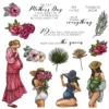 Great Mother Pregnaunt Women Clear Stamps 00