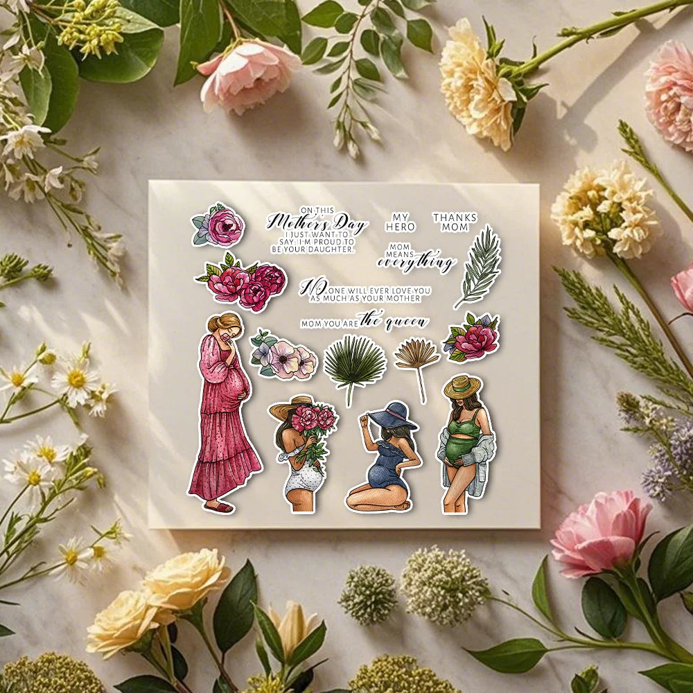 Great Mother Pregnaunt Women Clear Stamps 04 Great Mother Pregnaunt Women Clear Stamps 04