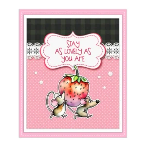 Sumflying Greedy Mouse Strawberry Clear Stamps Greedy Mouse Clear Stamps 05