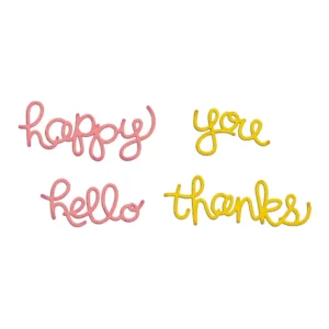 Greeting Words Metal Cutting Dies 1 01