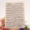 Greetings Letters Stamp Set - main product photo | clear stamp