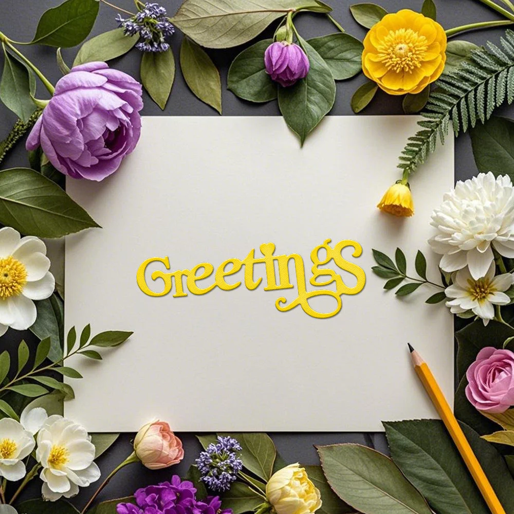 Greetings Words Metal Cutting Dies 02 Greetings Words Metal Cutting Dies 02