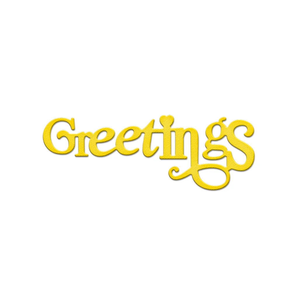 Greetings Words Metal Cutting Dies 04 Greetings Words Metal Cutting Dies 04