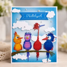 Sumflying Funny Birds Metal Cutting Dies