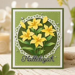Hallelujah Lily Card Realistic 02
