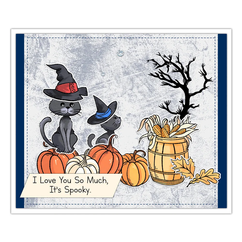 Halloween Cat Clear Stamps 01 Halloween Cat Clear Stamps 01