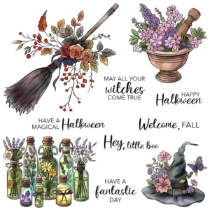 Halloween Elements Clear Stamps 00
