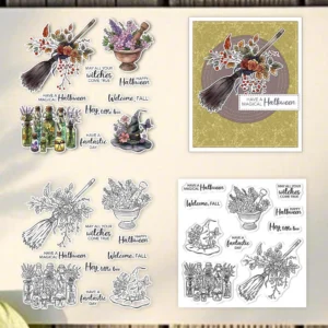 Halloween Elements Clear Stamps 01