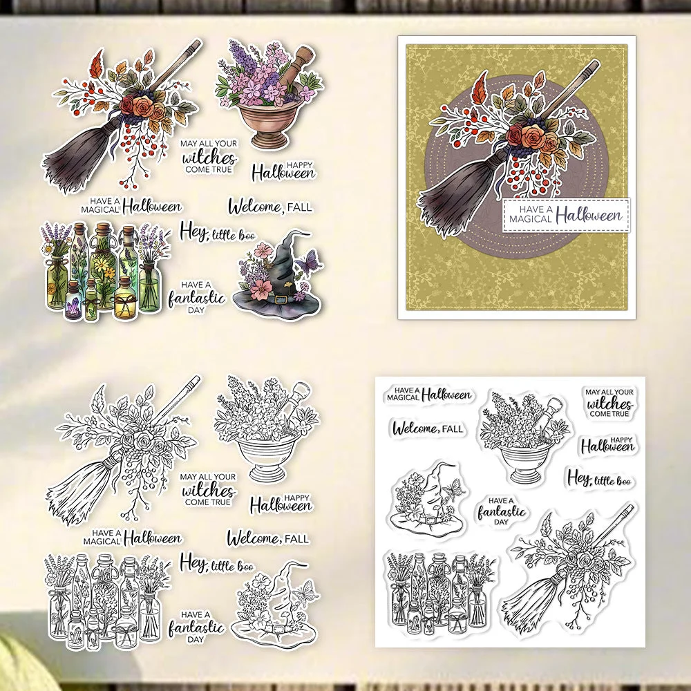 Halloween Elements Clear Stamps 01 Halloween Elements Clear Stamps 01
