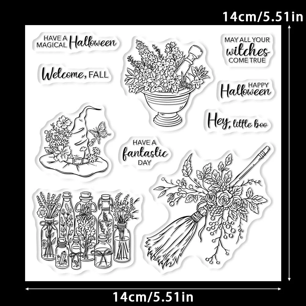 Halloween Elements Clear Stamps 02 Halloween Elements Clear Stamps 02