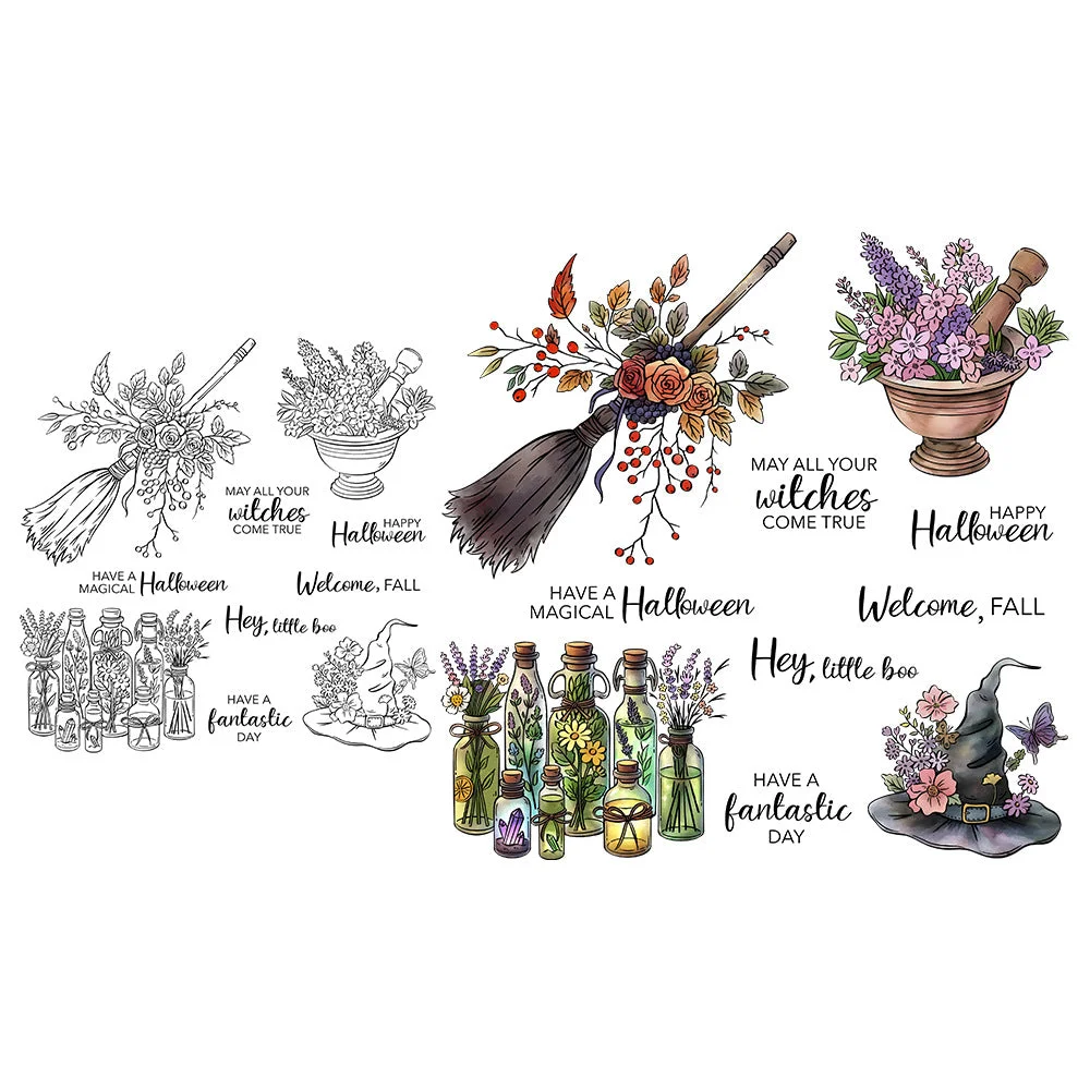 Halloween Elements Clear Stamps 07 Halloween Elements Clear Stamps 07