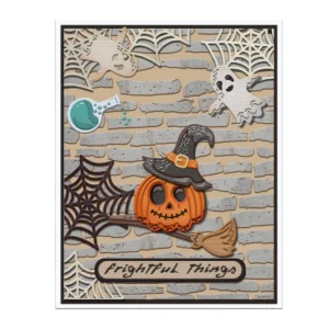 Sumflying Halloween Spooky Elements Metal Cutting Dies Halloween Elements Metal Cutting Dies 1 07