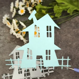 Halloween House Metal Cutting Dies Package View - 240-DC-774
