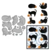 Halloween Kitten Metal Cutting Dies 00