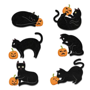 Sumflying Halloween Kitten Metal Cutting Dies Halloween Kitten Metal Cutting Dies 04
