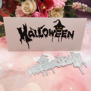 Halloween Letter Metal Die Cuts main product photo | word metal cutting dies