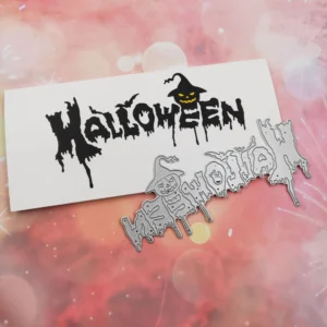 Halloween Letter Metal Die Cuts product detail photo | word metal cutting dies
