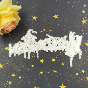 Halloween Letter Metal Die Cuts product packaging photo | word metal cutting dies