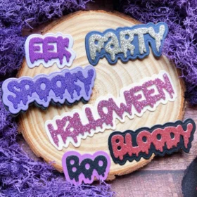 Sumflying Halloween Related Words Metal Cutting Dies