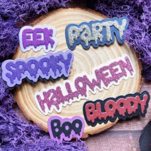 Halloween Related Words Metal Cutting Dies 00