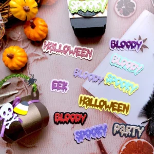 Sumflying Halloween Related Words Metal Cutting Dies Halloween Related Words Metal Cutting Dies 02