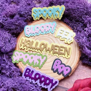 Sumflying Halloween Related Words Metal Cutting Dies Halloween Related Words Metal Cutting Dies 03