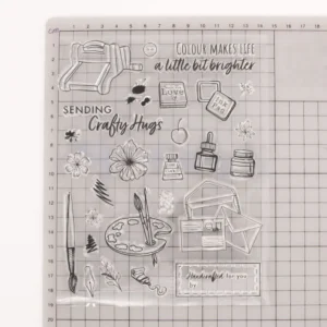 Handicraft Creator Stamp Set - detail view | clear stamp
