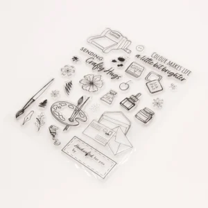 Handicraft Creator Stamp Set - lifestyle photo | clear stamp