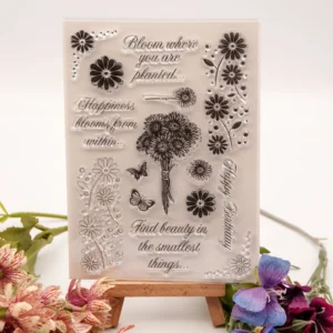 Happiness Flower Clear Stamp Set - main product photo | clear stamp