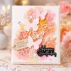Happy Birthday Butterflies Watercolor Card Realistic 02