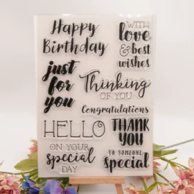 Happy Birthday Hello Stamp Set