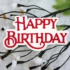 Happy Birthday Letter Metal Cutting Dies Main View - 240-DC-3393