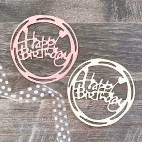Happy Birthday Metal Cutting Dies