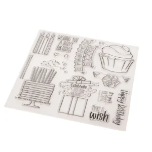 Happy Birthday Surprise Stamp Set - packaging photo | clear stamp