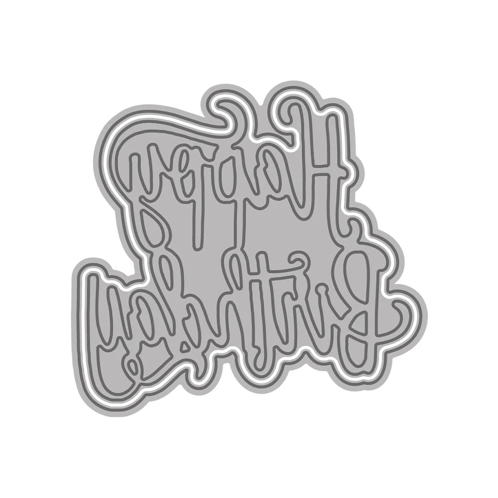 Happy Birthday Words Metal Cutting Dies 1 03 Happy Birthday Words Metal Cutting Dies 1 03