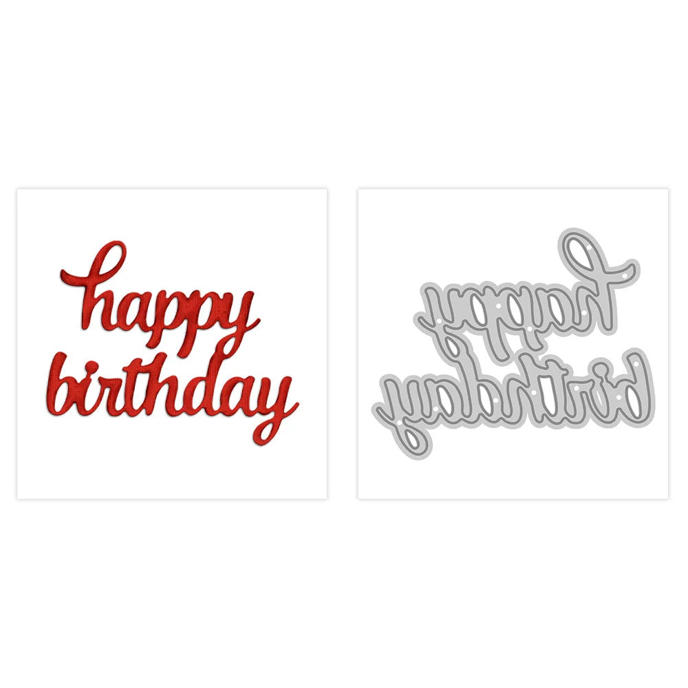Happy Birthday Words Metal Cutting Dies 2 04 Happy Birthday Words Metal Cutting Dies 2 04